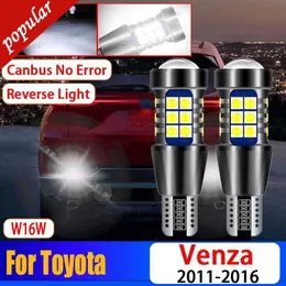 Neue 2Pcs Auto Canbus Kein Fehler 921 Super Helle LED Umge Lichter W16W T15 Backup-Birne Für Toyota venza 2011 2012 2013 2014 2015 2016