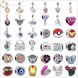 For pandora charms sterling silver beads Dangle Charm camera pram Butterfly gift bag Bead