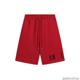 2023 nuevo diseñador de verano para hombres pantalones cortos Ami corto hasta la rodilla estampado de letras sueltas mujer hombre pantalón relajado ropa deportiva moda 1gv2