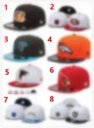 Newest Foot Ball Fitted Hats Fashion Hip Hop Sport on Field Football Full Closed Design Caps Cheap Men's Women's Cap Mix H19-6.14 25