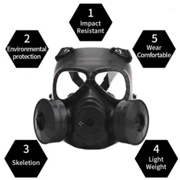 Taktik Hood 2021 Stil Gaz Maskesi Solunum CS Alan Ekipmanı için Cosplay Koruma Cadılar Bayramı EV282S