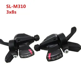 Desviadores de bicicleta 3x8Velocidade Alavanca de Mudança Desviador Direito Esquerdo Desviador para Acera Shimano SLM310 Mountain Hybrid Parts 230614