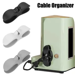 Nuovo avvolgicavo in silicone, avvolgicavo, organizer per clip, supporto per la gestione del desktop, per friggitrice ad aria, organizzazione e conservazione della casa