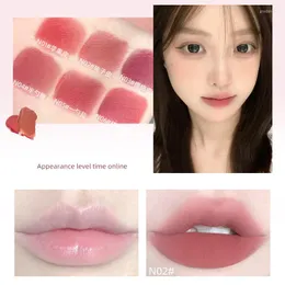 Lipgloss 1 Stück Retro Rose Lippenstift Matt Feuchtigkeitsspendend Wasserdicht Sexy Rotton Pigmnet Nebel Schlamm Lippen Koreanisches Make-up Kosmetik