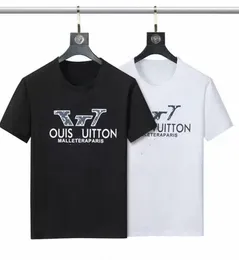 Erkek T Shirt Tasarımcı Lüks Tasarımcı Gömlek Erkekler Tişörtler Pamuk Tees Yaz Moda Gömlek Unisex Tshirt Siyah Tişörtler Graffitir Beyaz Tee Plus LV Boyut M-2XL