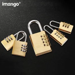 Door Locks Combination Lock 34 Digit Outdoor Password Waterproof Padlock for School Gym Locker Sports Fence Toolbox Gate Case Hasp Storage 230614