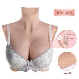 Göğüs Formu Kumiho 8G Hava yastığı ile gerçekçi silikon Yağlı Yağ Sahte Göğüs Transkender Adam Göğüsler Crossdresser 230614