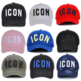 أزياء قبعة العلامة التجارية أربعة مواسم في الهواء الطلق قبعة الشمس أيقونة البيسبول قبعة جوكر داك لسان اللسان كاسكيت ذكر DSquare D2 DOM
