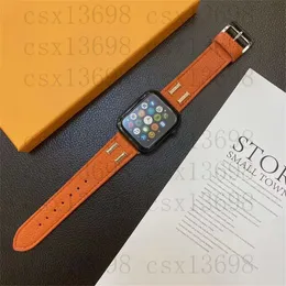 Luxury Designer Watchband Straps For Apple Watch Band 49mm 45 42mm 38 40mm 44mm 41mm Luxury H Designs Watchband Iwatch 8 7 6 5 4 3 2 Pu Leather L Flower Armband Stripes