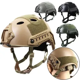 Pattini Caschi Casco tattico Veloce MH PJ Casco Airsoft Paintball Caschi da combattimento Sport all'aria aperta Testa da salto Equipaggiamento protettivo 230614