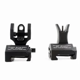 Viseur en métal latéral Popup tactique Pliant Battle Sight Mires avant et arrière COMBO Mire de secours pour la chasse à l'airsoft62783262574