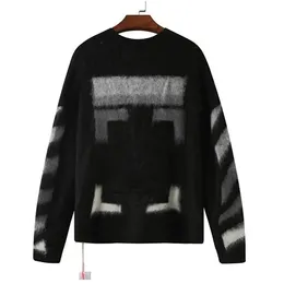 SWEATER Zimowe koszule z polarami grube O-drock ciepłe pullover szczupły dzianiny swobodne skoczki małe strzałki marka bluzy projektant Sweter 10 prezent świąteczny di_girl