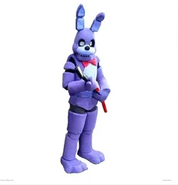 Ursuit Cartoon Dress Outfits Halloween Set Partyprofessional Factory Five Nights at Freddy Fnaf Toy Creepy Purple Bunny Mascot Costume Suit Halloween