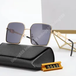 Luxurys Designer Sunglass Men Women Pilot Sunglasses Adumbral Goggle UV400 Eyewear Classic Brand Eyeglasses Band SunGlases Metal Frame with Box