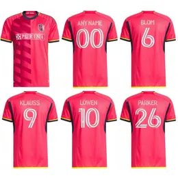 2023 St. Louis City Soccer SC Tröjor #10 LOWEN KLAUSS NILSSON Uniform Herr #6 BLOM PARKER KLAUSS Shirt