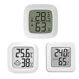 Hushållens termometrar Mini LCD Digital termometer Hygrometer inomhus Elektronisk temperatur Hygrometer Sensor Meter Hushållstermometer 230614