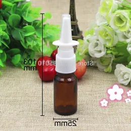 10 ml buntes Glas-Nasenspray PET-Sprühflasche Plastikflasche Make-up-Flüssigkeitsabgabewerkzeug mit dem Sprühwerkzeug F862 Eksnh