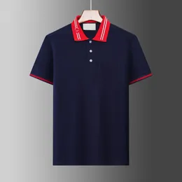 Polo da uomo Italia Designer Cotton Summer Polo Abbigliamento Moda Hip Hop Casual Business Lavoro Sport Golf High Street Lettera Stampa Ricamo Polo da uomo Camicie