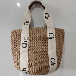 Akşam çantaları kadın odunsu saman kova tote tasarımcılar çantalar bayanlar erkek omuz moda alışveriş yaz plaj tatil büyük crossbody hafta sonu seyahat ha j230615