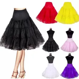 Spring Cosplay Petticoat Woman Underskirt 65 CM Knee Length Short 3 Layers Puffy Organza Evening Tutu
