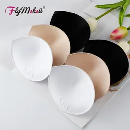 Breast Pad 10 Pairslot Sexy Women Sponge 브라 가슴 컵 강화제 푸시 업 비키니 인서트 수영복을위한 보이지 않는 두꺼운 패드 230614