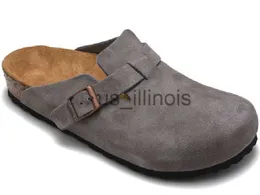 Chinelos Boston 2023 Chinelos Sandálias de Praia Sapatos Preguiçosos Amantes Arranhados Tênis Designer Novo Bolsa de Couro Cabeça Puxe Cortiça Feminino Masculino Verão J230615