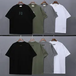 メンズTシャツリッチFG反射性眩しい文字衣料品通りのカップルTシャツルーズシャツ