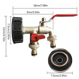 Watering Equipments S60X6 1/2" IBC Tank Adapter Garden Hose Faucet Water Connector Tap Replacement Fitting Valve Supplies
