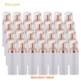 Parfümflasche 143050 Stück Kunststoffschaumspender Wimpern Kosmetikpumpe Leere Gesichtsreinigerseife Roségold 230614