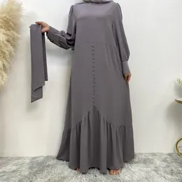 Etnische Kleding Turkije Moslim Abaya Vrouwen Kaftan Khimar Jilbab Gebed Gewaad Eid Mubarak Kleding Islam Abaya Dubai Luxe Chiffon