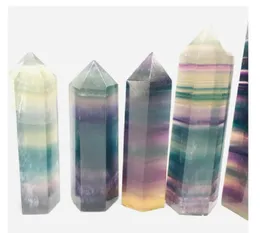 2021 natural colorido fluorita cristal quartzo torre ponto quartzo fluorita cristal obelisco varinha cura cristal 15 tamanhos