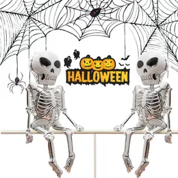 Nowe balony z czaszki Halloween Dekoracja imprezy rekwizyty horrorowe balony nadmuchiwane na imprezę na Halloween