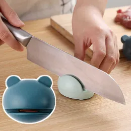 Nowy manitarna manualna ostrzałki Profesjonalna szybka szybki nóż Frog Cartoon Nożycznik ostrzał narzędzia kuchenne Kiten Kitchen