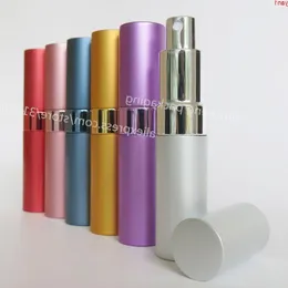 100 st/parti 15 ml Travel Refillable Parfym Atomizer Tom Rotatable Bottle 15cc Packaging High Qty Xkmar