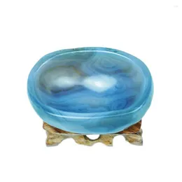 Dekorativa figurer 6-10 cm Natural Beauty Creative Agate Bowl Crystal Crafts Nature
