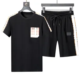Mäns shorts högkvalitativ sten t-shirt lös bomullsrundeledare med brevlogo sommar avslappnad på ärmfabriken direkt M-3XL