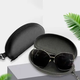 New 12 Colors Portable Travel Sunglasses Reading Glasses Carry Bag New Fashion Hard Zipper Glasses Storage Box Pack Pouch Case