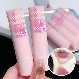 Lipgloss 1 Stück Grau Rosa Matt Samt Schlamm Nude Lippenstift Rot Tönung Glasur Koreanisches wasserdichtes Make-up Kosmetik