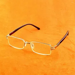 Okulary przeciwsłoneczne Tytanium Mężczyźni Ultralight Business Luksusowe szklanki czytania 0,75 1,00 1,25 1,5 1,75 2,00 2,25 2,5 2,75 3 do 4