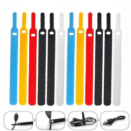 New 10-30PCS Reusable Self-adhesive Cable Ties Needle-shaped Cable Organizer Earbud Headphones Phones Wire Home Storage Fasteners