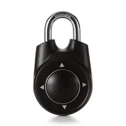 Door Locks Portable Assorted Colors Gym School Health Club Combination Password Directional Padlock Locker Lock 230614