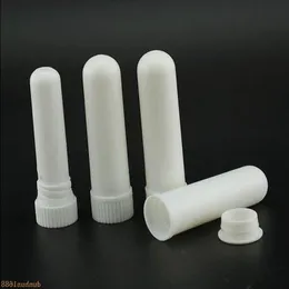 1000 set / lotto bastoncini per inalatore nasale in bianco, inalatori nasali in plastica per aroma in bianco per olio essenziale fai-da-te # 42 Xsqrk