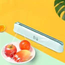 Plastic-Wrap Cutter Sucker, Cling Wrap Cut, Refillable Plastic Wrap Dispenser, Sturdy Food Cling Wrap Film Cutter