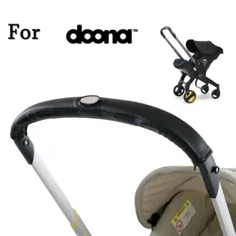 Barnvagnsdelar Tillbehör PRAM STROLLER HANDLE LÄDER BABY STROLLER ARMREST SKYDDSFALL FÖR DONNA DOONA ARMREST Täcker Baby Barnvagn Tillbehör 230614