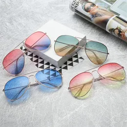 20SS Pilots نظارات شمسية للرجال نساء عدسات فلاش المصمم التدرج Polaroid Vintage Driving UV400 Sun Glasses B32 with 47102249W