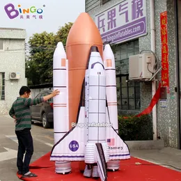 Publicidade gigante ao ar livre Modelos infláveis ​​de areospace explodirem modelos de avião de vôo espacial Balões para decoração com o ar soprador de soprador 3m esportes