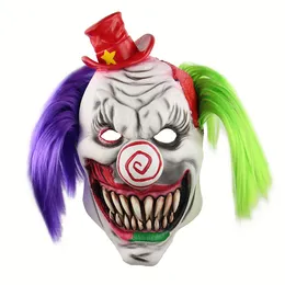 Halloweenowe maski horror maska ​​karnawałowa maskarada cosplay pełna twarz hełm impreza straszna maska ​​c62