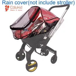 إكسسوارات قطع العربات Colu Car Seat Coat Rainat Baby Stroller Accessories Rain Cover Cover مقاومة للماء متوافقة مع Doona Foofoo Stroller 230614