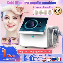 Hot 2023 Microneedle RF Machine Fractional 10/25/64 Needle Wrinkle Acne Scar Stretch Mark Removal Skin Care Tightening Machine
