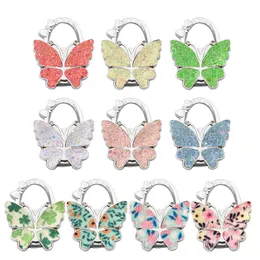 Hook Butterfly Party Handbag Hanger Glossy Matte Butterfly Foldable Table for Bag Purse Wholesale GG